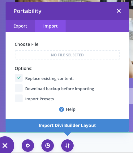 How to import JSON layout to a Divi theme? 12 image 6