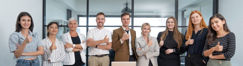 Creating a Visually Compelling Brand | Startup Branding Guide | Part 6 1 compressed portrait of successfully group businesspeople stan 2022 09 30 03 22 32 utc